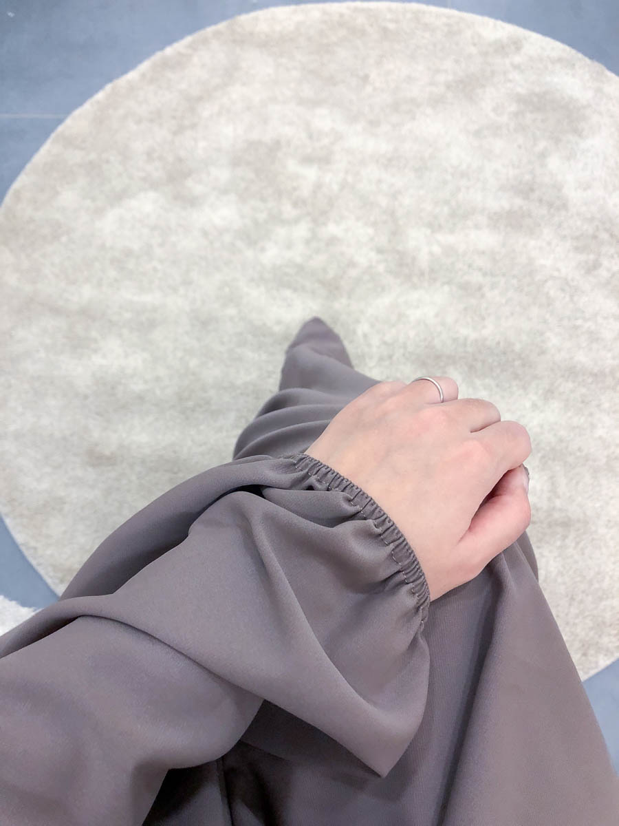 Medina silk 2-piece set (abaya + khimar)